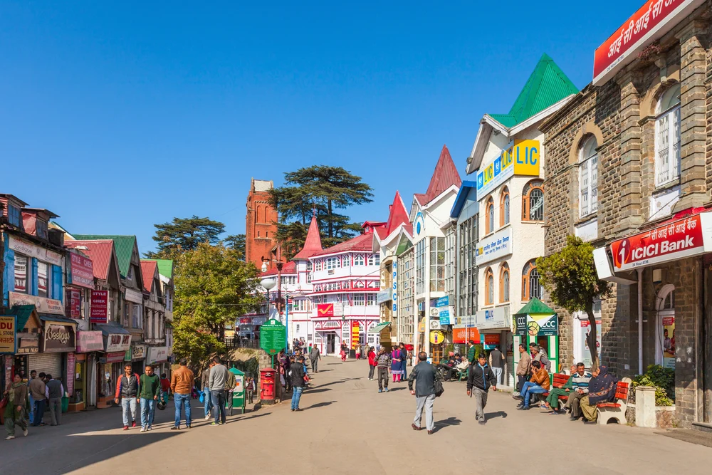 mall road shimla Best places to visit in Shimla